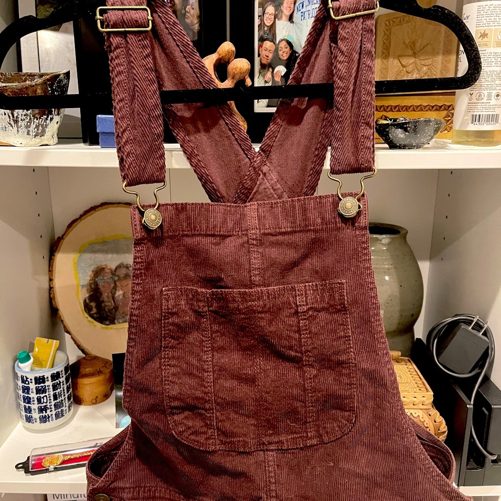 American Eagle Corduroy Overalls